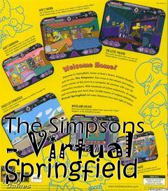 Box art for The Simpsons - Virtual Springfield