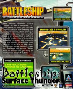 Box art for Battleship: Surface Thunder