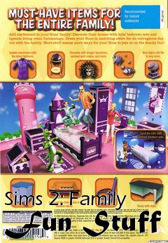 Box art for Sims 2: Family Fun Stuff