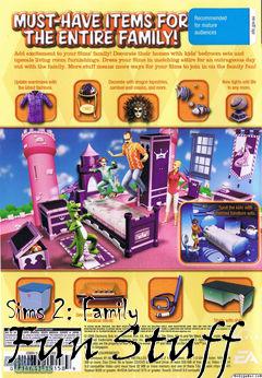 Box art for Sims 2: Family Fun Stuff