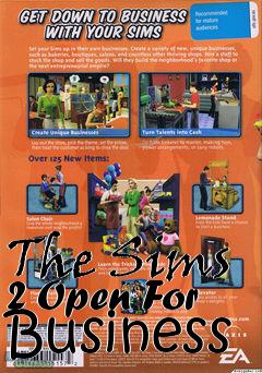 Box art for The Sims 2 Open For Business