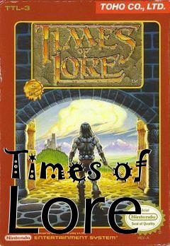 Box art for Times of Lore