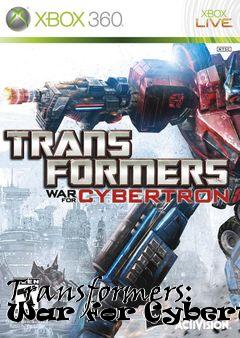 Box art for Transformers: War for Cybertron
