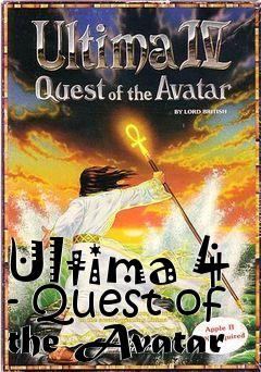 Box art for Ultima 4 - Quest of the Avatar