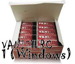 Box art for VANISH RC 1 (Windows)