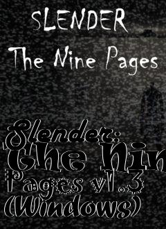 Box art for Slender: The Nine Pages v1.3 (Windows)