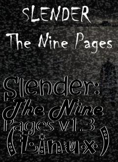 Box art for Slender: The Nine Pages v1.3 (Linux)