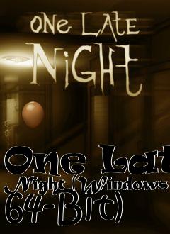 Box art for One Late Night (Windows 64-Bit)