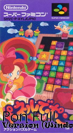 Box art for Pon Full Version (Windows)