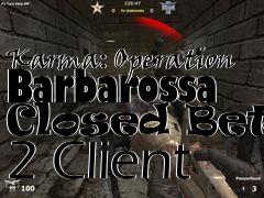 Box art for Karma: Operation Barbarossa Closed Beta 2 Client