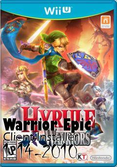 Box art for Warrior Epic Client Installer 1-14-2010