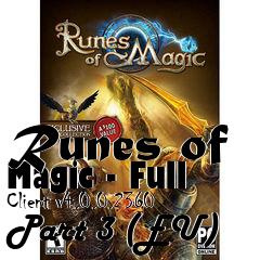 Box art for Runes of Magic - Full Client v4.0.0.2360 Part 3 (EU)