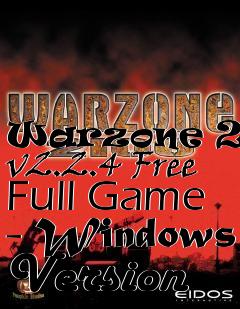Box art for Warzone 2100 v2.2.4 Free Full Game - Windows Version