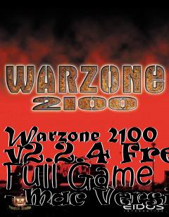 Box art for Warzone 2100 v2.2.4 Free Full Game - Mac Version