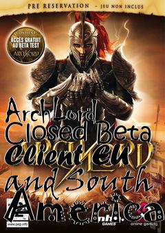Box art for ArchLord Closed Beta Client EU and South America