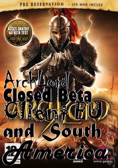 Box art for ArchLord Closed Beta Client EU and South America