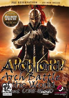 Box art for Archlord: Arch Battle of the World Client (2011-03-31)