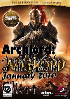 Box art for Archlord: Arch Battle of the World January 2010 Client