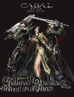 Box art for Cabal Online Client 12-17-2009