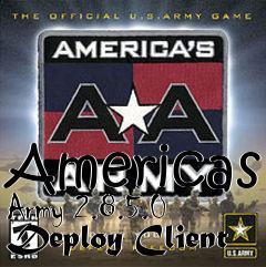 Box art for Americas Army 2.8.5.0 Deploy Client