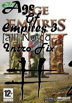 Box art for Age
            Of Empires 3 [all] No-cd Intro Fix #2