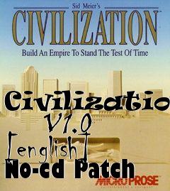 Box art for Civilization
      V1.0 [english] No-cd Patch