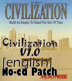 Box art for Civilization
      V1.0 [english] No-cd Patch