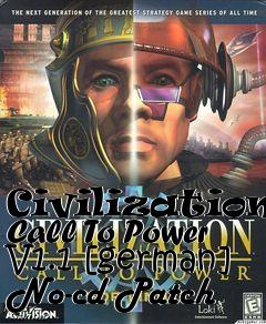 Box art for Civilization:
Call To Power V1.1 [german] No-cd Patch