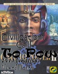 Box art for Civilization:
      Call To Power 2 V1.1 [english] No-cd Patch