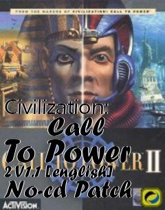 Box art for Civilization:
      Call To Power 2 V1.1 [english] No-cd Patch