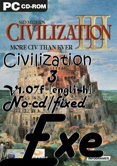 Box art for Civilization
        3 V1.07f [english] No-cd/fixed Exe