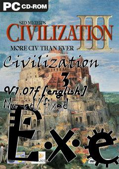 Box art for Civilization
        3 V1.07f [english] No-cd/fixed Exe