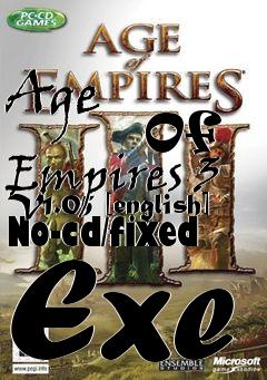 Box art for Age
            Of Empires 3 V1.05 [english] No-cd/fixed Exe