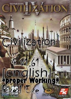 Box art for Civilization
            4 V1.61 [english] *proper Working* Fixed Exe