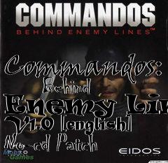 Box art for Commandos:
      Behind Enemy Lines V1.0 [english] No-cd Patch