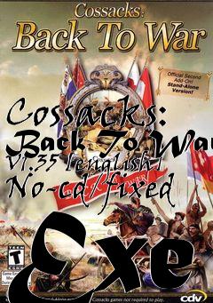 Box art for Cossacks:
Back To War V1.35 [english] No-cd/fixed Exe