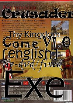 Box art for Crusaders:
            Thy Kingdom Come V1.0 [english] No-dvd/fixed Exe