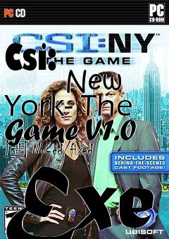 Box art for Csi:
            New York- The Game V1.0 [all] No-cd/fixed Exe