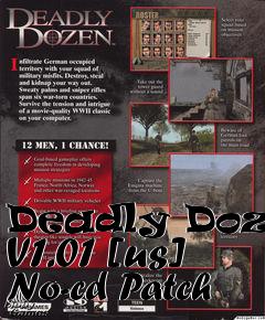 Box art for Deadly
Dozen V1.01 [us] No-cd Patch
