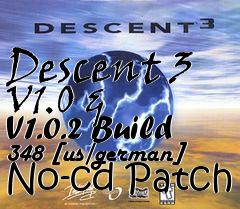 Box art for Descent
3 V1.0 & V1.0.2 Build 348 [us/german] No-cd Patch