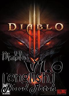 Box art for Diablo
      V1.0 [english] No-cd Patch