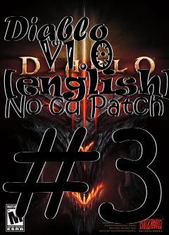 Box art for Diablo
      V1.0 [english] No-cd Patch #3
