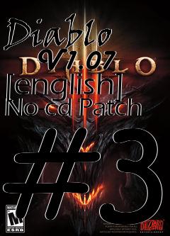 Box art for Diablo
      V1.07 [english] No-cd Patch #3