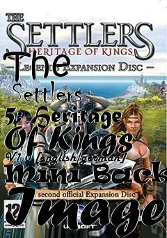 Box art for The
      Settlers 5: Heritage Of Kings V1.0 [english/german] Mini Backup Image