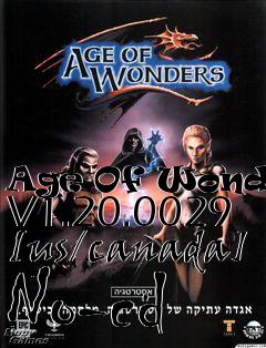 Box art for Age Of Wonders V1.20.0029
[us/canada] No-cd