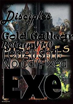Box art for Disciples
      2: Gold Galleans Return V1.0 [english] No-cd/fixed Exe