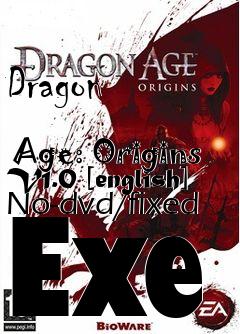 Box art for Dragon
            Age: Origins V1.0 [english] No-dvd/fixed Exe