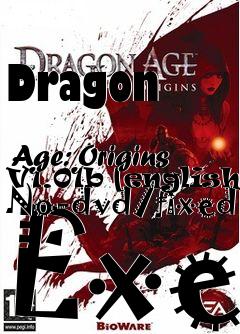 Box art for Dragon
            Age: Origins V1.01b [english] No-dvd/fixed Exe