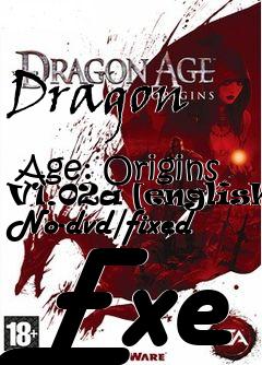 Box art for Dragon
            Age: Origins V1.02a [english] No-dvd/fixed Exe