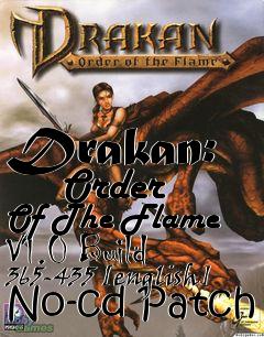 Box art for Drakan:
      Order Of The Flame V1.0 Build 365-435 [english] No-cd Patch